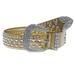 Western Rhinestone & Studded Leather Belt