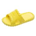 Iuhan Summer Infant Kids Baby Boys Girls Cute Candy Color Indoor Casual Slipper Shoes Yellow 29