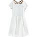 Jessica Simpson Girlsâ€™ Shareen Star-Print Peter Pan-Collar Dress,Size XL, $49