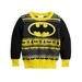 Batman DC Comics Toddler Boys Bat Symbol Christmas Holiday Knit Sweater