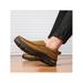 UKAP Mens Slip On Office Shoes Comfort Genuine Leather Oxford Shoes Casual Formal