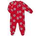 LA Clippers Infant Team Raglan Full-Zip Sleeper - Red