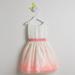 Sweet Kids Little Girls Coral Sequin Mesh Easter Special Occasion Dress 2-6