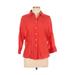 Pre-Owned Lauren by Ralph Lauren Women's Size 12 3/4 Sleeve Button-Down Shirt
