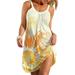 Sexy Dance Women Beach Bathing Suit Swimsuit Cover Ups Swimwear Summer Strappy Dress Ladies Sleeveless Boho Sundress