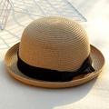 Liva Girl 2019 Summer Straw Hat Women Big Wide Brim Beach Hat Sun Hat Foldable Sun Block UV Protection Panama Hat Bone A2