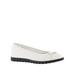 Easy Street Womens Giddy Ll Closed Toe Slide Flats