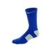 Nike Men's Elite Basketball Crew Socks Style SX3692-441 Size Medium Royal/White/White