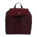 MICHAEL Michael Kors Womens Junie Leather Drawstring Backpack Red Medium