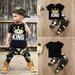 Big Brother Little Sister Kids Toddler Boys Baby Girls Cotton Tops T-shirt/Romper Clothes