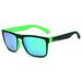 Polarized Sunglasses for Men Women Driving Fishing Unisex Vintage Rectangular Sun Glasses 2# D731