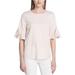 Calvin Klein Womens Ruffled Bell Sleeve Pullover Blouse