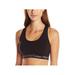 Calvin Klein Performance Women's Medium Impact Bra with, Black, Size X-Large