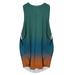 Tuscom Maxi Dresses Women Sleeveless Loose Print Pocket O-Neck Casual Dress Plus Size Dress