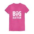 Tstars Girls Big Sister Shirt Lovely Best Sister Cute B Day Gifts for Sister Big Sister Elder Sibling Gift Idea for Cute Graphic Tee Funny Sis Girls Fitted Birthday Kids T Shirt