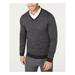 TASSO ELBA Mens Gray Long Sleeve Crew Neck Classic Fit Wool Blend Sweater XL