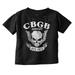 Brisco Brands CBGB OMFUG Rock Club Punk Skull Infant Toddler T-Shirt Tee