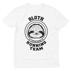 Tstars Mens Sloth Shirt Lazy Sloth Running Team Lets Nap Instead Cute Funny Humor Birthday Gift for Men T Shirt