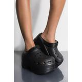 Cape Robbin Gardener Platform Black Mule Clogs Slippers Fashion Designer Shoes (9)