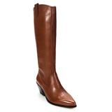 Villa Rouge Womens Ynez Knee High Leather Boots - Cognac Brown size 8