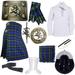 Highland Kilts Outfit Argyll of Campbell Tartan Lion Rampant Accessories Set 10 pcs