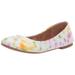 Lucky Brand Women's Emmie Ballet Flat Sol Multi White Tie Dye Flats (7.5, Sol Multi)