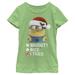 Girl's Despicable Me Christmas Minion I Tried Graphic Tee