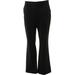 Lands' End Washable Wool Straight Modern Pants Black 8X29 NEW 226602