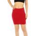 Vivian's Fashions Skirt - Cotton Mini Skirt (Junior and Junior Plus Sizes)