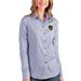 LA Galaxy Antigua Women's Structure Button-Up Long Sleeve Shirt - Royal/White