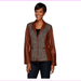 Liz Claiborne New York Heritage Collection Leather Jacket, Brown, Size 4, $284
