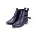 UKAP Womens Ankle Rain Boots Fashion Solid Color Lightweight Slip On Shoes Outdoor PVC Mid Tube Booties