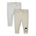 Gerber Organic Cotton Baby Unisex Safari Active Pants, 2 Pack