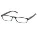 MLC Eyewear Dillon Rectangle Reading Glasses +2.50 in Black