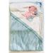 Pekks Hooded Baby Cotton Towel for Newborns Infants & Toddlers - Blue Plain