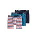 Jockey Men's Underwear ActiveStretch Midway Brief - 3 Pack, True Navy/Patriot Stripe/Lake Blue, XL