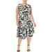 Lauren Ralph Lauren Womens Plus Paisley-Print Sleeveless Casual Dress
