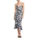 Rachel Rachel Roy Womens Ace Printed Midi Casual Dress Ivory 8