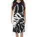 Lauren by Ralph Lauren NEW Black Women's 18 Palm Print Sheath Dress