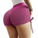 New Women's Running Shorts Scrunch Butt Lifting High Waisted Workout Drawstring Yoga Shorts