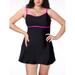 Womens Lady Swimdress Swimming Costume With Skirt Tummy Support Control Swimwear