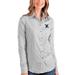 Xavier Musketeers Antigua Women's Structure Button-Up Shirt - Gray/White