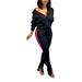 luethbiezx Women Tracksuit Set,Casual coat and Loose Drawstring Waistband Pants