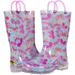 Western Chief Kids Girls Butterfly Boogie Lighted PVC Boot Toddler/Little Kid