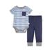 Burt's Bees Baby Pocket Bodysuit & Cuff Pants, 2pc Outfit Set (Baby Boys or Baby Girls, Unisex)