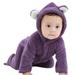 Autumn Winter Baby Clothes Baby Coral fleece Hoodies Clothes Baby Girls Boys Clothesr Newborn Toddle Baby Clothing,Cartoon Bear Warm Fleece Bodysuit,Muti-Color Optional,S-XL