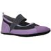 SOBEYO Women's Mary Jane Flats Water Yoga Lightweight mesh Sport Shoes Purple/Gray Size M7-8