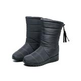 Avamo Womens Waterproof Snow Boots Ladies Fur Lined Winter Warm Flat Shoes