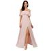 Ever-Pretty Womens Off Shoulder Wedding Party Dresses for Women 0968 Pink US4