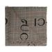 Gucci Check Wool Logo Square Shawl